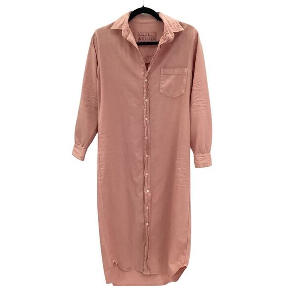 Frank & Eileen Famous Denim Rory Dress In Rose Quartz Size XS Maxi - Picture 6 of 16